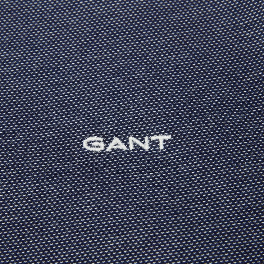 Gant T-shirts 4-COL OXFORD SS PIQUE 2057029 PERSIAN BLUE